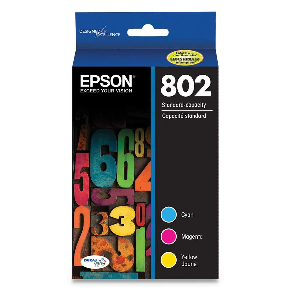 T802520s Epson Durabrite Ultra Color Multipack C/M/Y Wf Pro 1