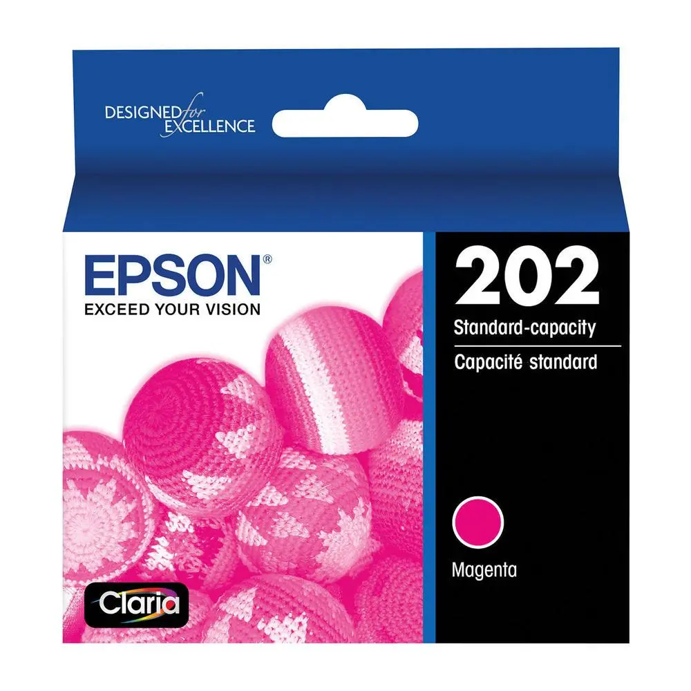 T202320s Epson T202 Magenta, Durabrite Ultra Ink Cartridge, 1