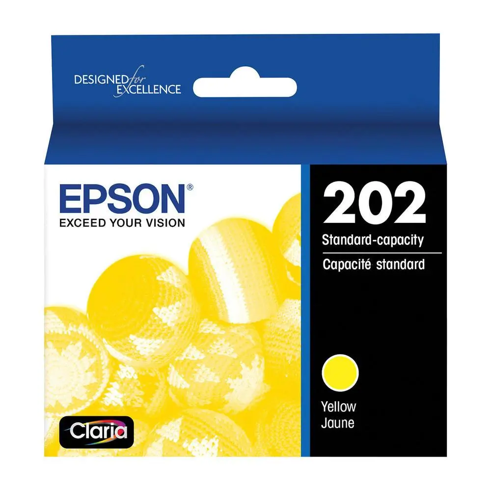 T202420s Epson T202 Yellow, Durabrite Ultra Ink Cartridge, W 1