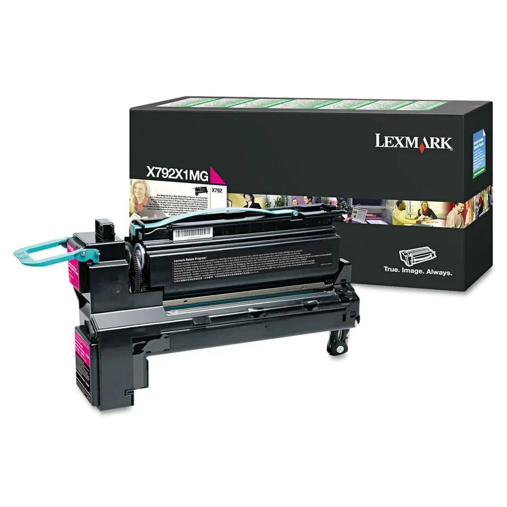 X792x1mg Lexmark X792 Magenta Extra High Yield Return Progra 1