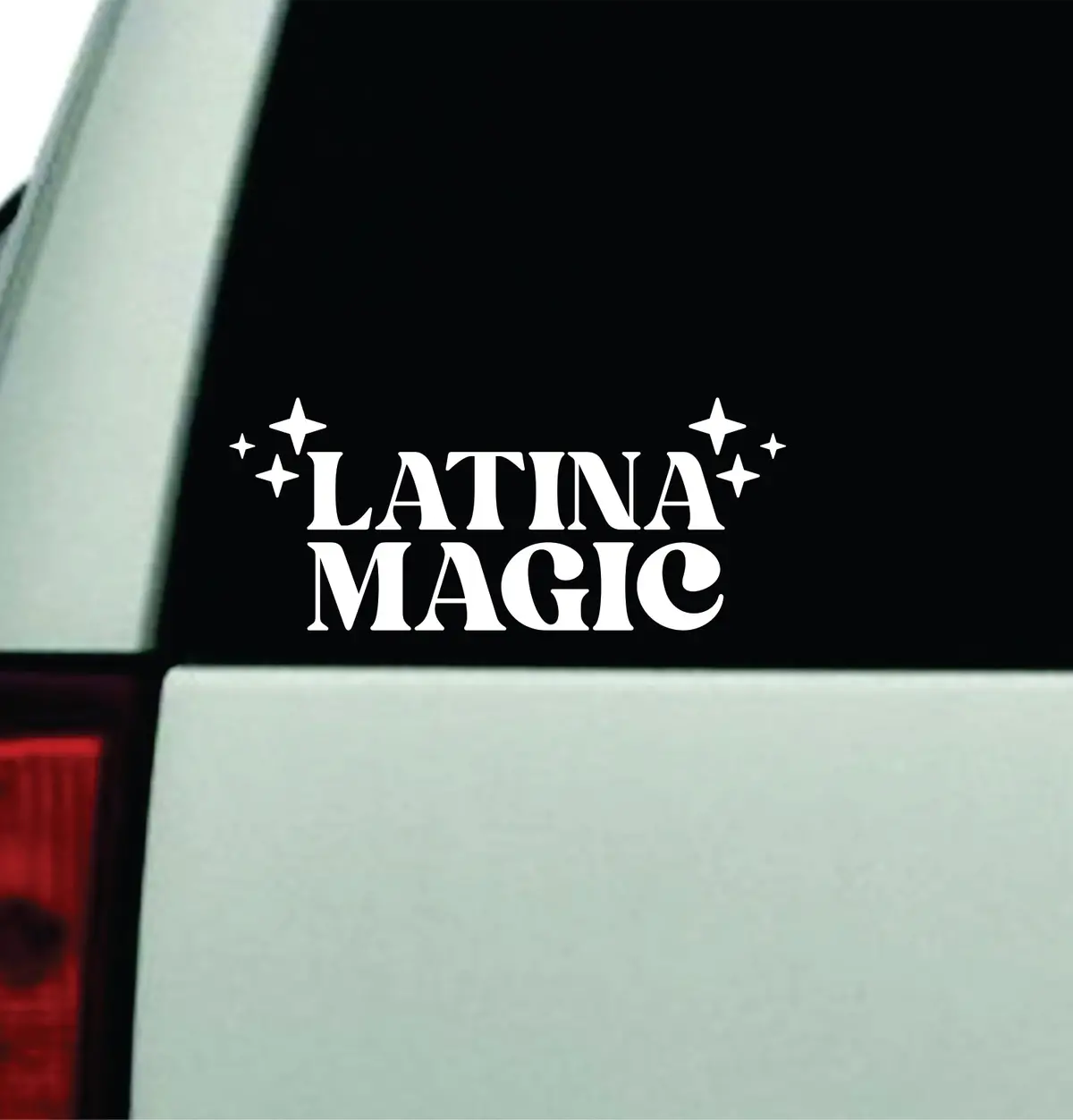 Latina Magic Car Decal Truck Window Windshield Jdm Bumper Sticker Vinyl Quote Boy Girls Funny Mom Milf Women Trendy Cute Aesthetic Spanish Inspirational 1