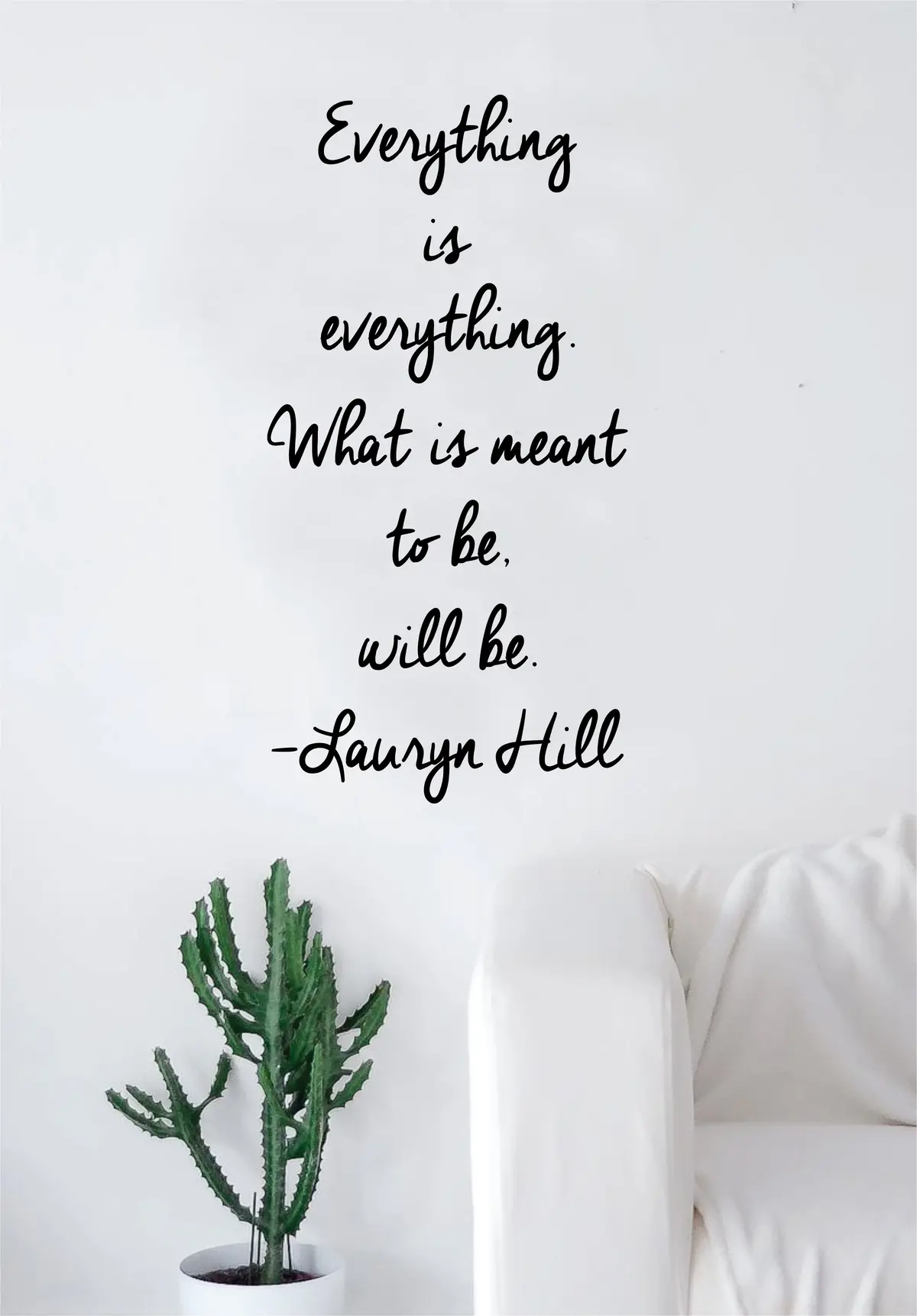 Lauryn Hill Everything Is Everything Quote Wall Decal Sticker Room Art Vinyl Rnb Rap Hip Hop Lyrics Music Inspirational 1
