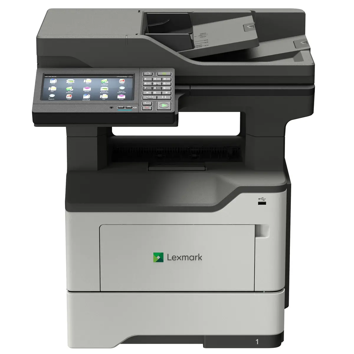 $39.95/Month Lexmark Xm3250 B/W Monochrome Multifunction Desktop Laser Printer Copier Scanner, Fax For Office 1