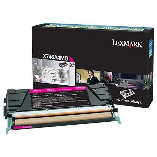 X746a1mg Lexmark X746, X748 Magenta Return Pgm Toner 7K 1