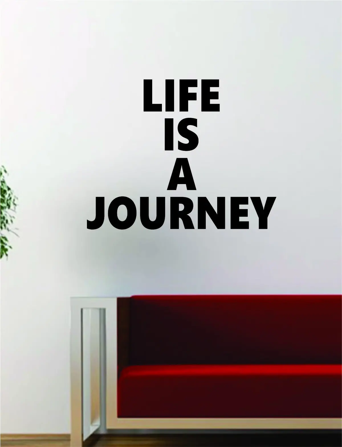 Life Is A Journey Quote Decal Sticker Wall Vinyl Art Decor Home Adventure Wanderlust Travel 1