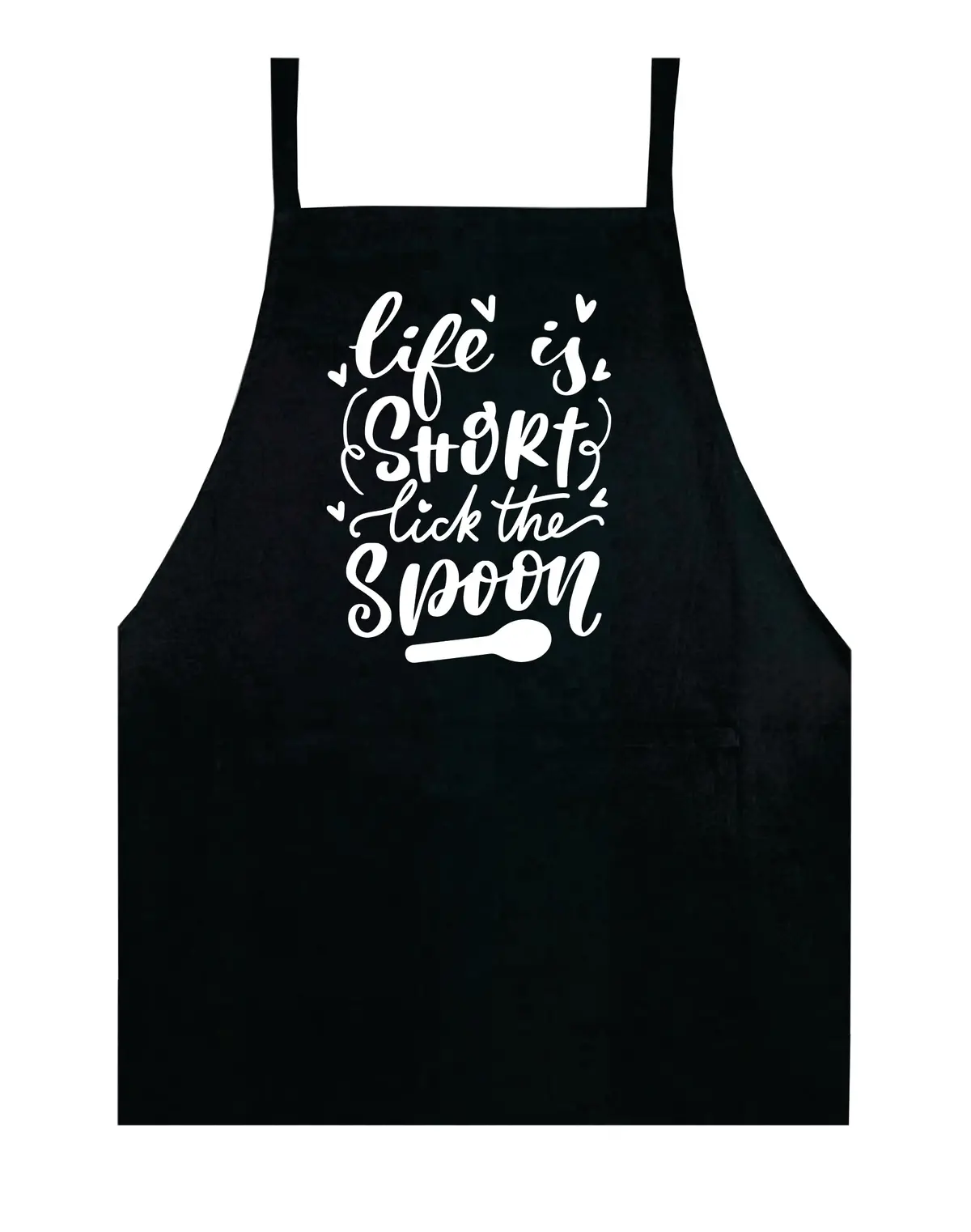 Life Is Short Lick The Spoon Apron Bbq Barbeque Cook Grill Chef Bake Food Funny Gift Men Girls Mom Dad Gift 1