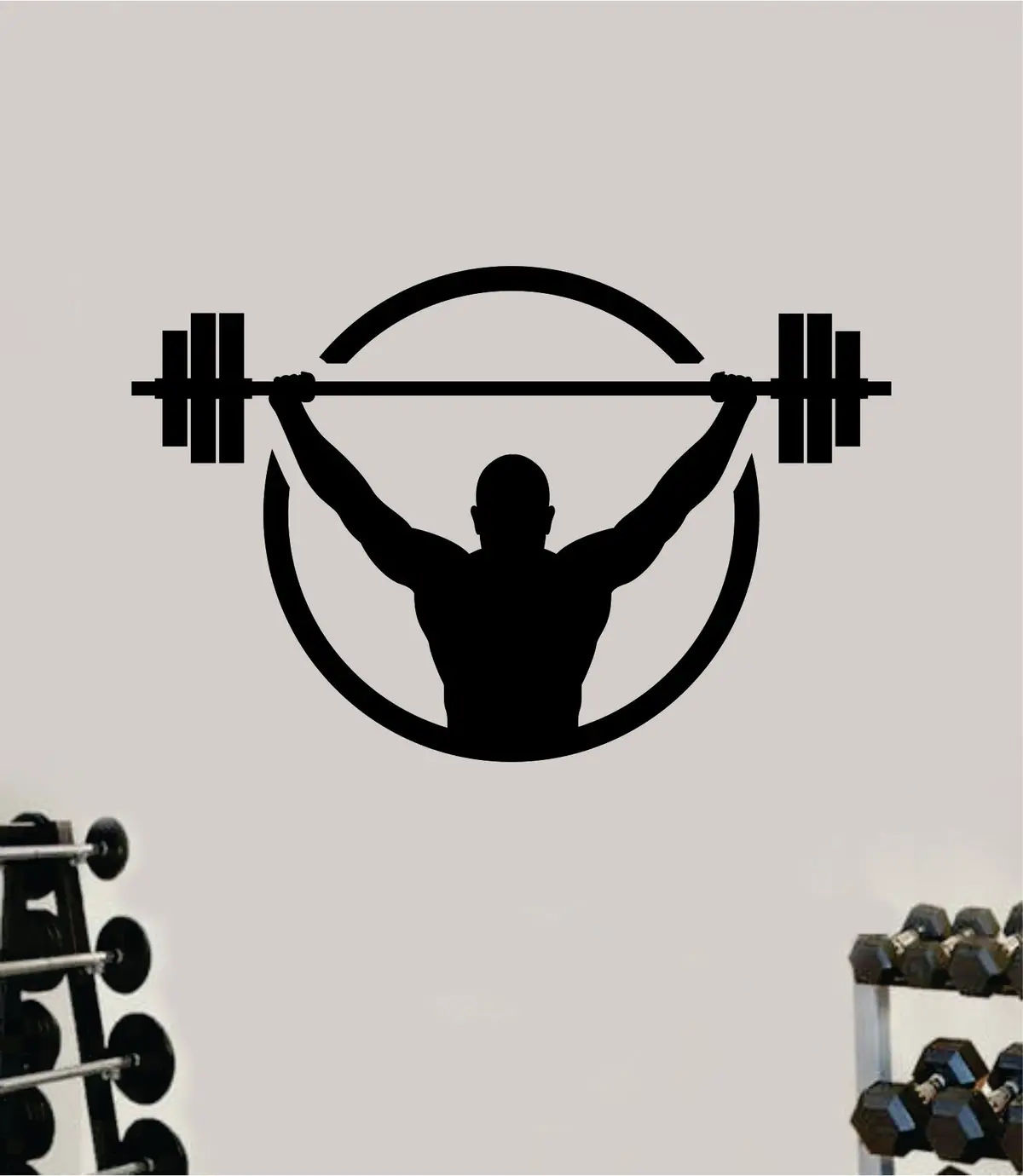 Lift Logo Wall Decal Sticker Vinyl Art Wall Bedroom Home Decor Inspirational Motivational Teen Sports Gym Fitness Health Girls Train Beast 1