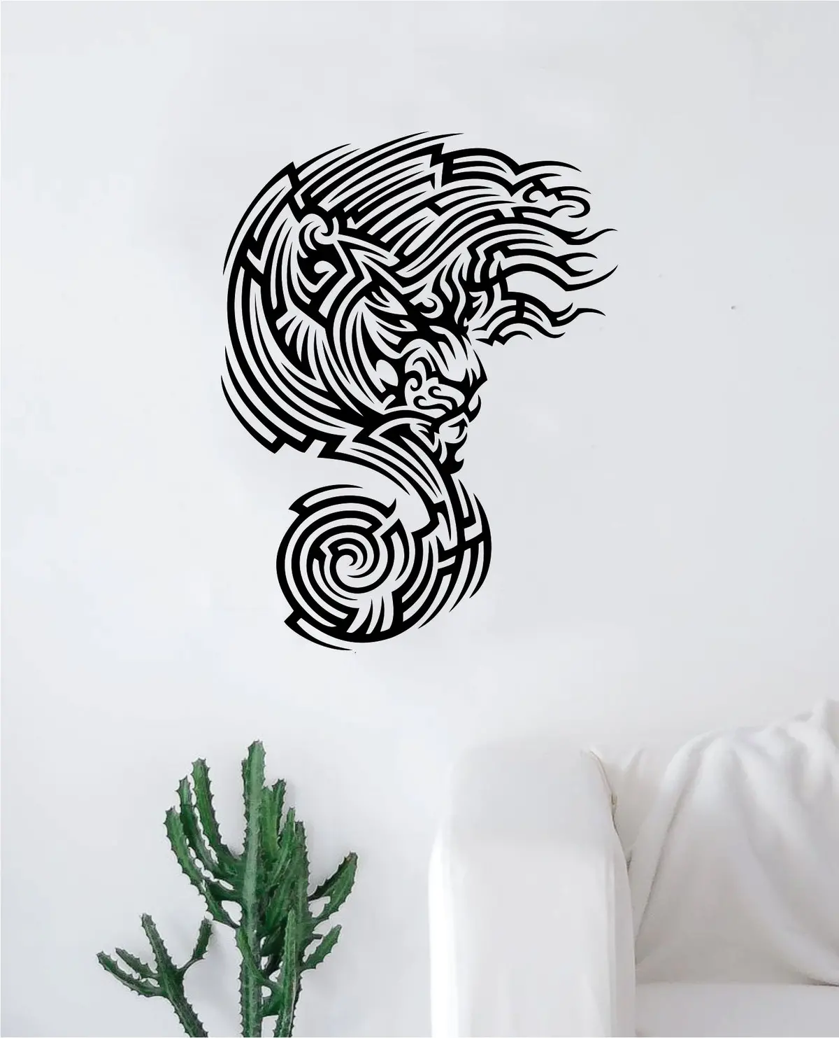 Lion V17 Animals Tribal Wall Decal Sticker Vinyl Art Bedroom Living Room Decor Teen Boy Girl 1