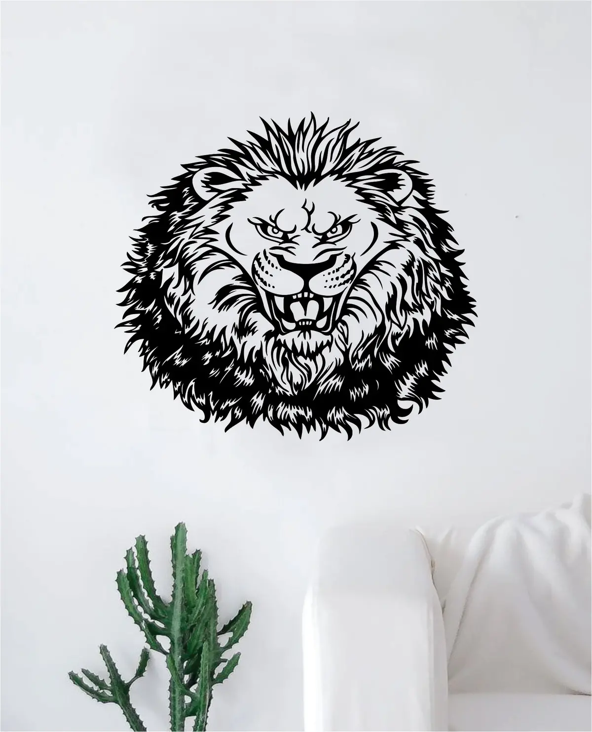 Lion V18 Animals Wall Decal Sticker Vinyl Art Bedroom Living Room Decor Teen Boy Girl 1