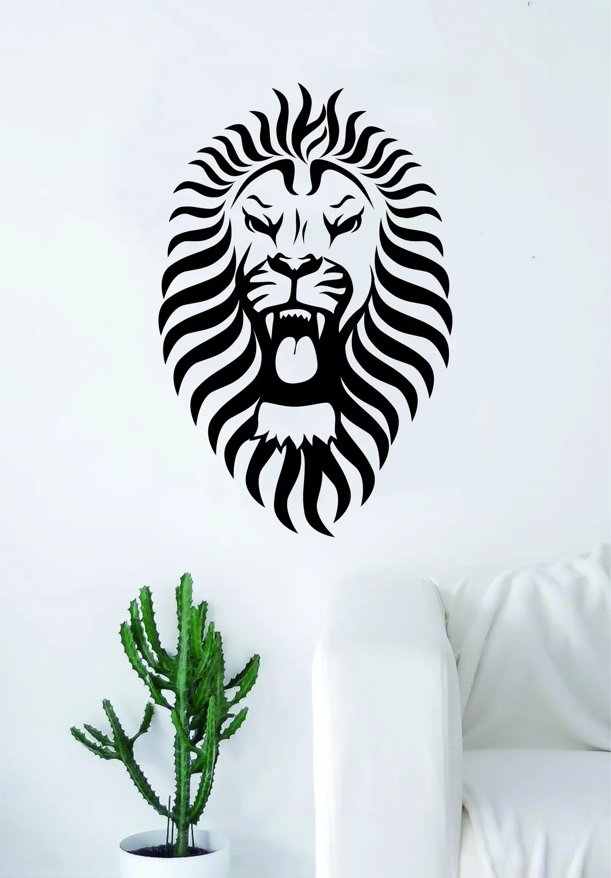 Lion V15 Decal Sticker Wall Vinyl Art Room Decor Animal King Jungle Beautiful 1