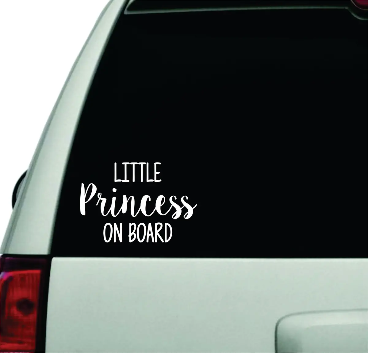 Little Princess On Board Wall Decal Car Truck Window Windshield Jdm Sticker Vinyl Lettering Racing Quote Boy Girl Baby Kids Funny Mom Cute Daughter 1