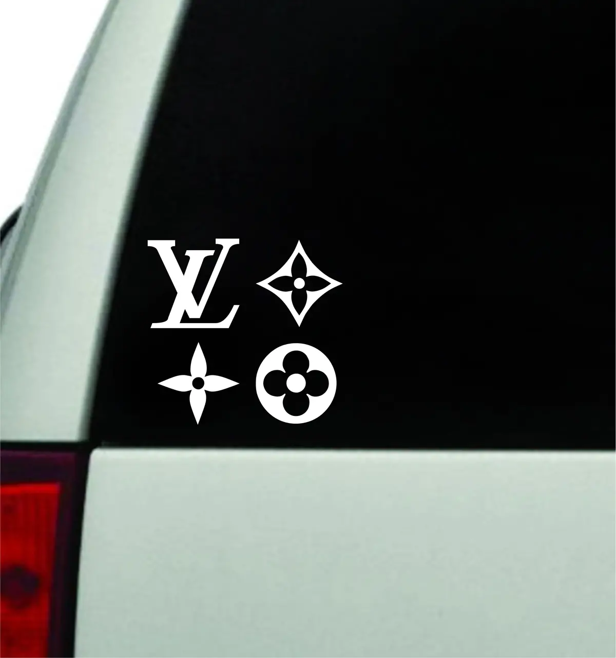 Louis Vuitton Pattern V3 Wall Decal Car Truck Window Windshield Jdm Sticker Vinyl Lettering Racing Quote Music Lyrics Boy Girls Luxury Brand Bags Lv 1