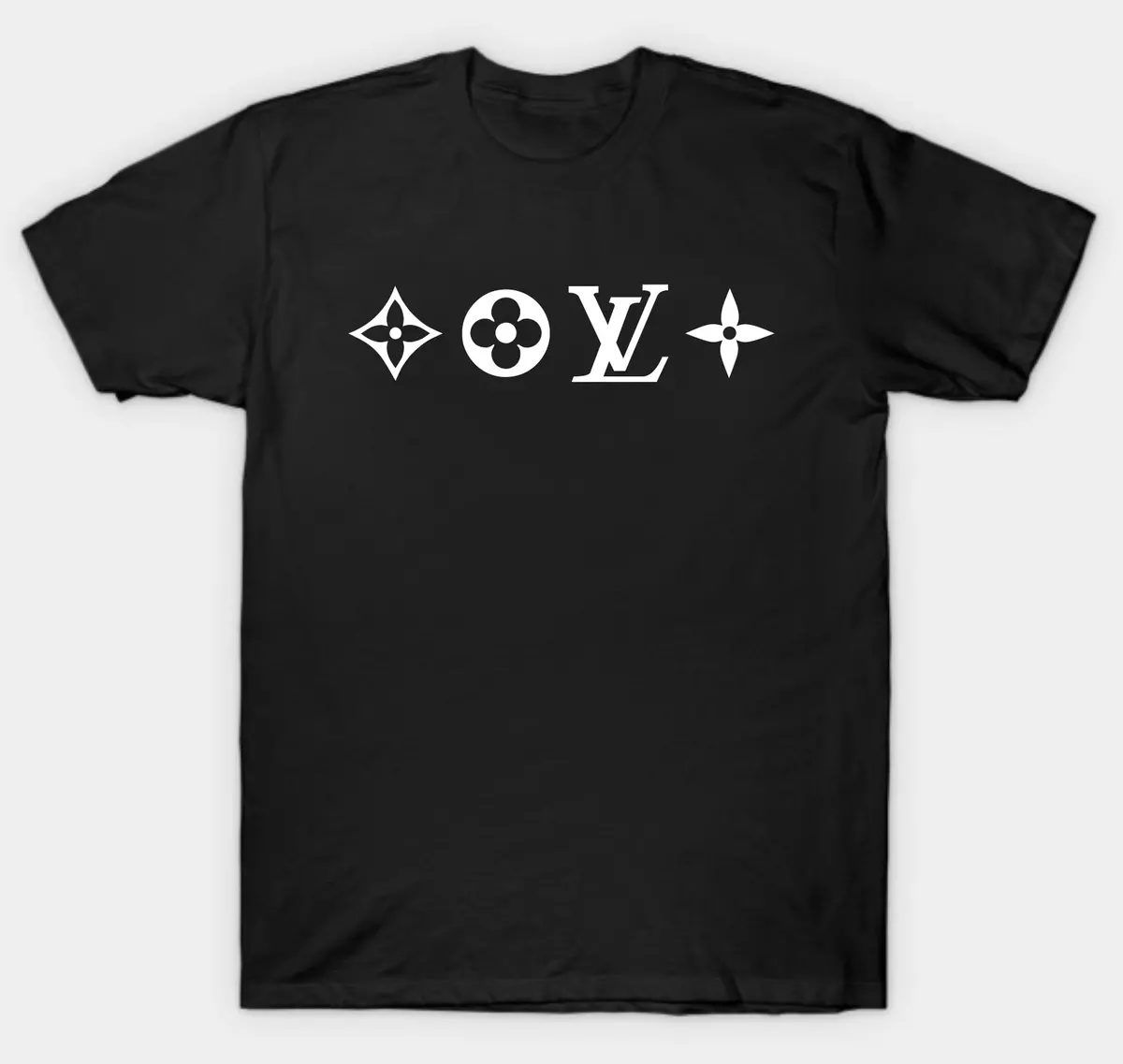 Louis Vuitton Pattern V5 Lv T-Shirt Tee Shirt Vinyl Heat Press Custom Inspirational Tshirt Quote Girls Women Designer Brand Expensive Luxury 1