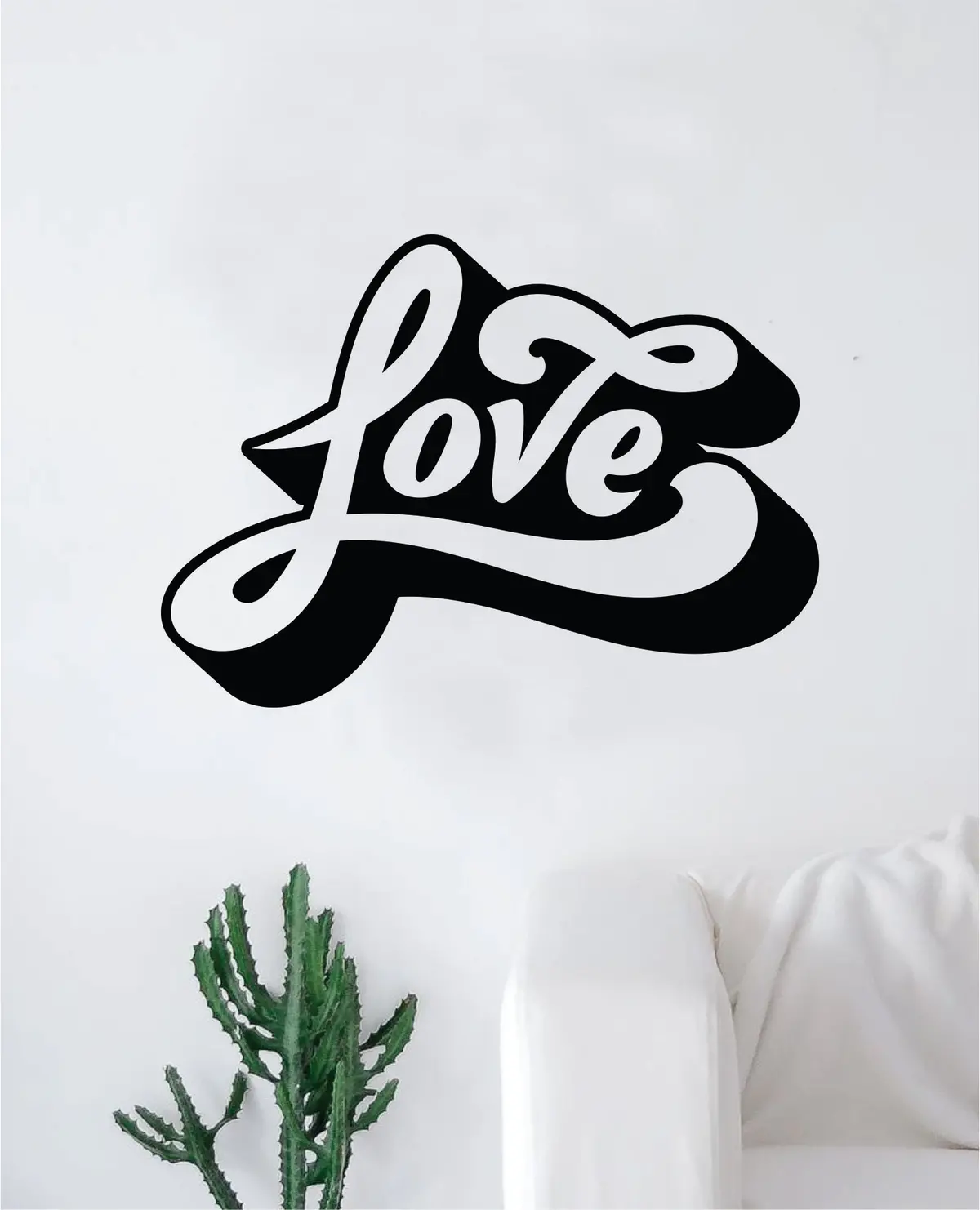 Love Wall Decal Decor Art Sticker Vinyl Room Bedroom Home Nursery Kids Teen Family Friends Cute 1