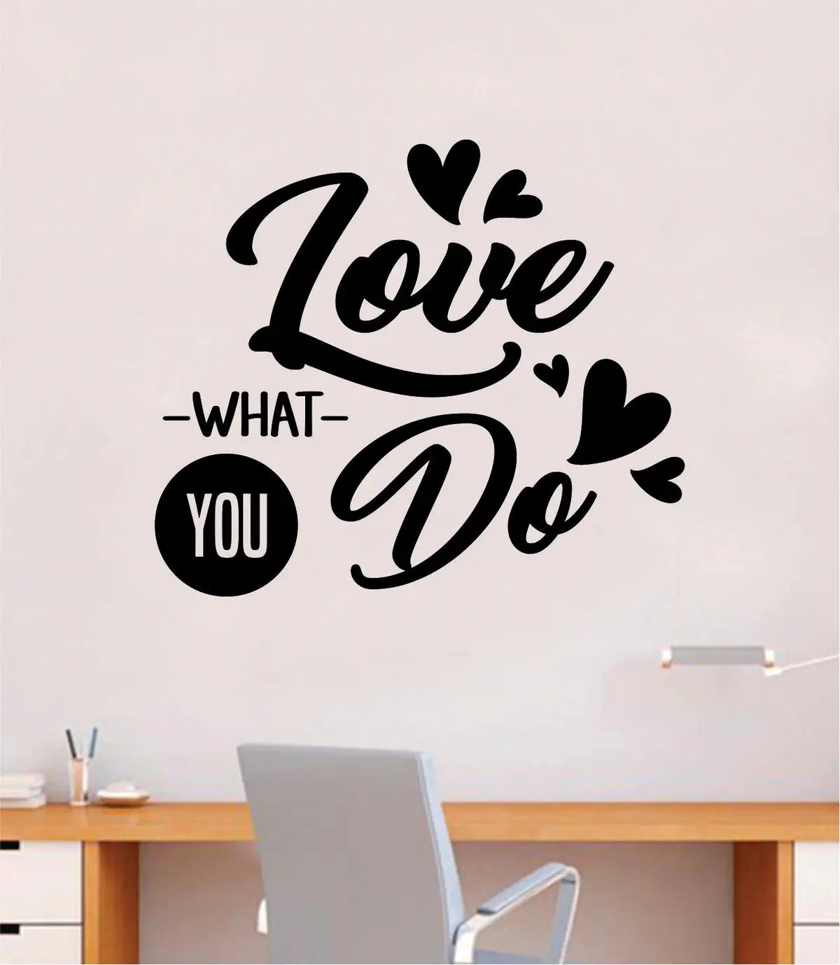 Love What You Do Quote Wall Decal Sticker Bedroom Room Art Vinyl Inspirational Motivational Teen School Baby Nursery Kids Office Gym 1