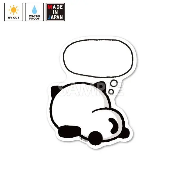 Lulu002　ステッカー　パンダねこ　Lulu 1