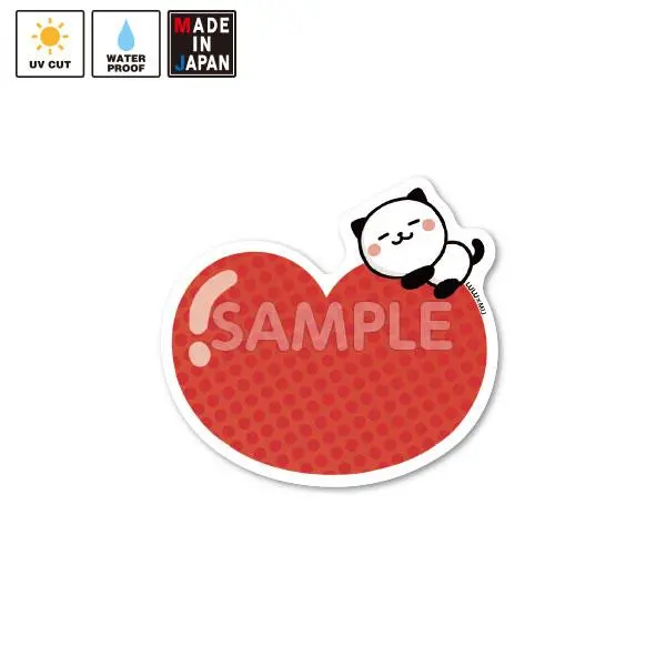Lulu006　ステッカー　パンダねこ　Lulu 1