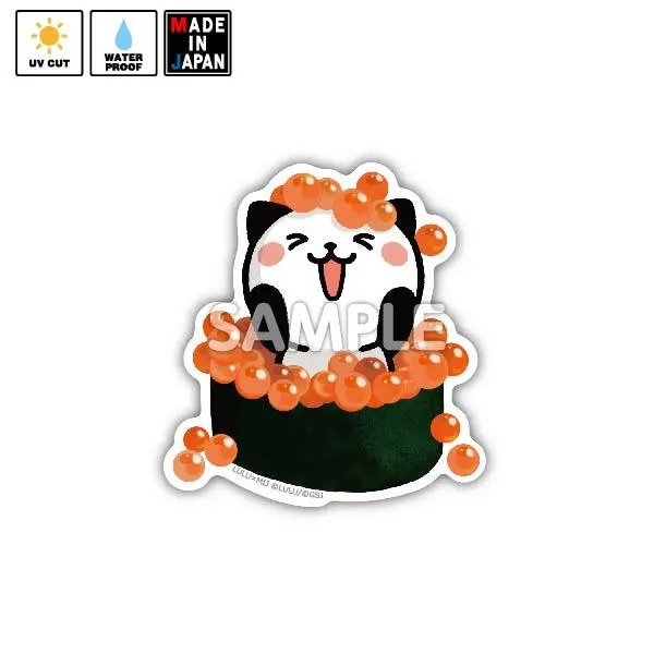 Lulu012　ステッカー　パンダねこ　Lulu 1