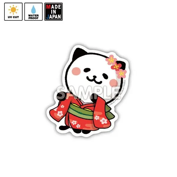 Lulu022　ステッカー　パンダねこ　Lulu 1