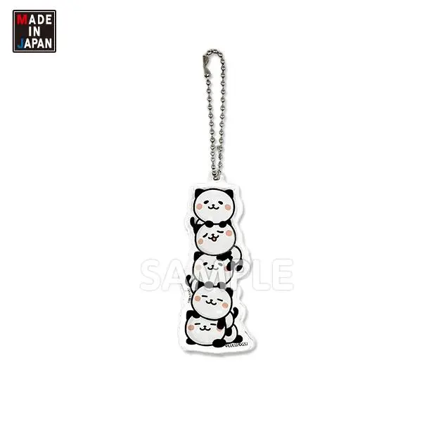 Lulu501ak　アクキー　パンダねこ　Lulu　アクリルキーホルダー 1