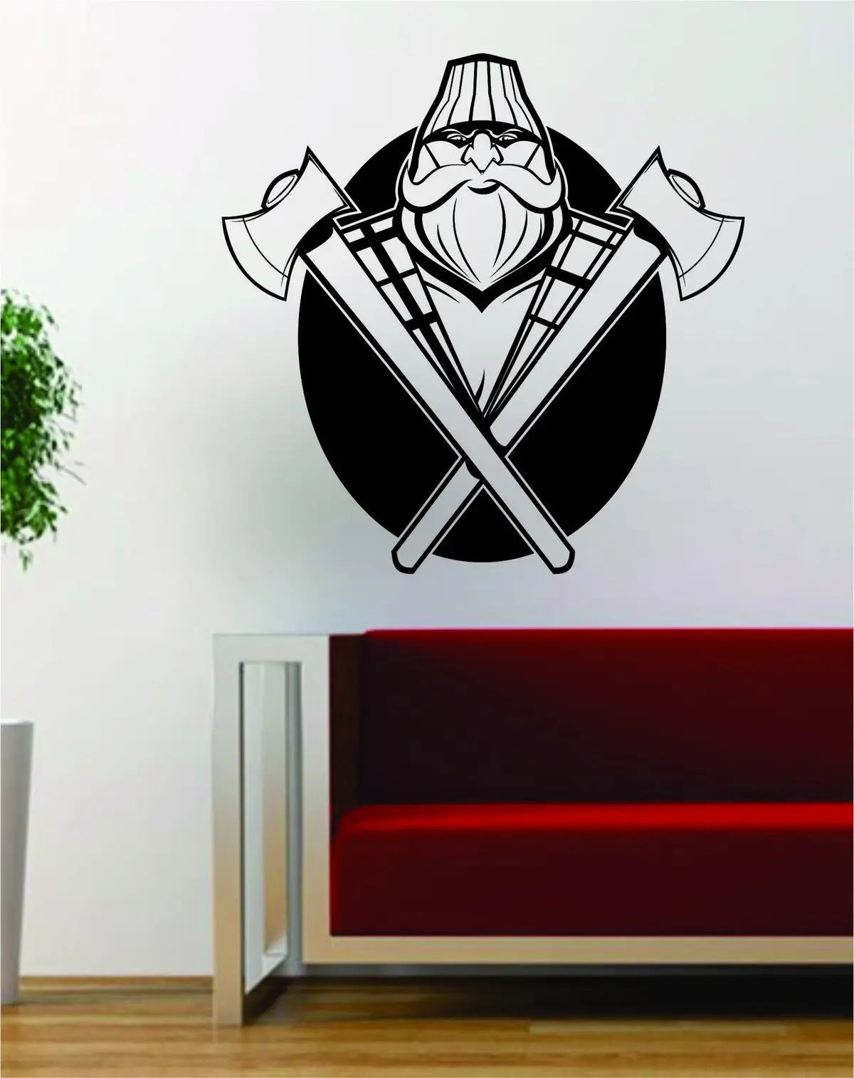 Lumberjack Design Decal Sticker Wall Vinyl Art Decor Home 1
