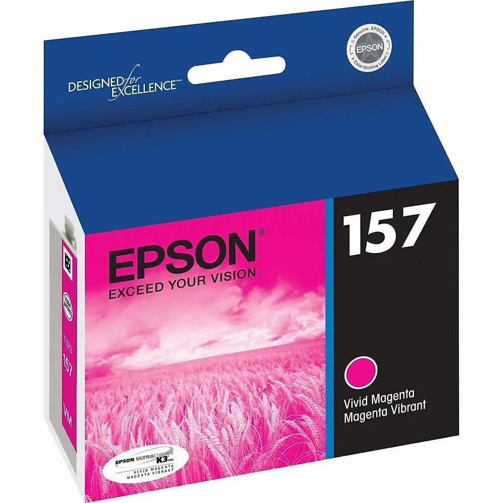 T157320 Epson Ultrachrome K3 Vivid Magenta Ink Crt R3000 1