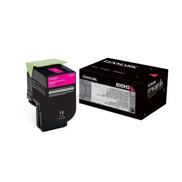 80C0h30 Lexmark 800H3 Cx410/510 Magenta High Yield Toner Car 1
