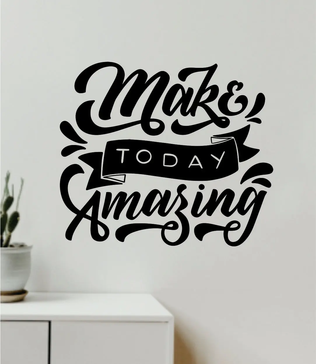 Make Today Amazing Wall Decal Home Decor Bedroom Vinyl Sticker Quote Baby Teen Nursery Girls School Happy Inspirational Good Vibes 1