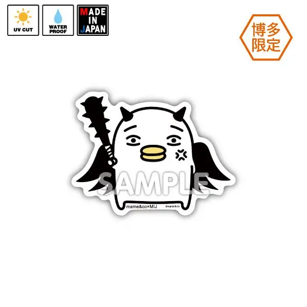 Mameco046　★博多限定★　ステッカー　うるせぇトリ　Mame&Co 1