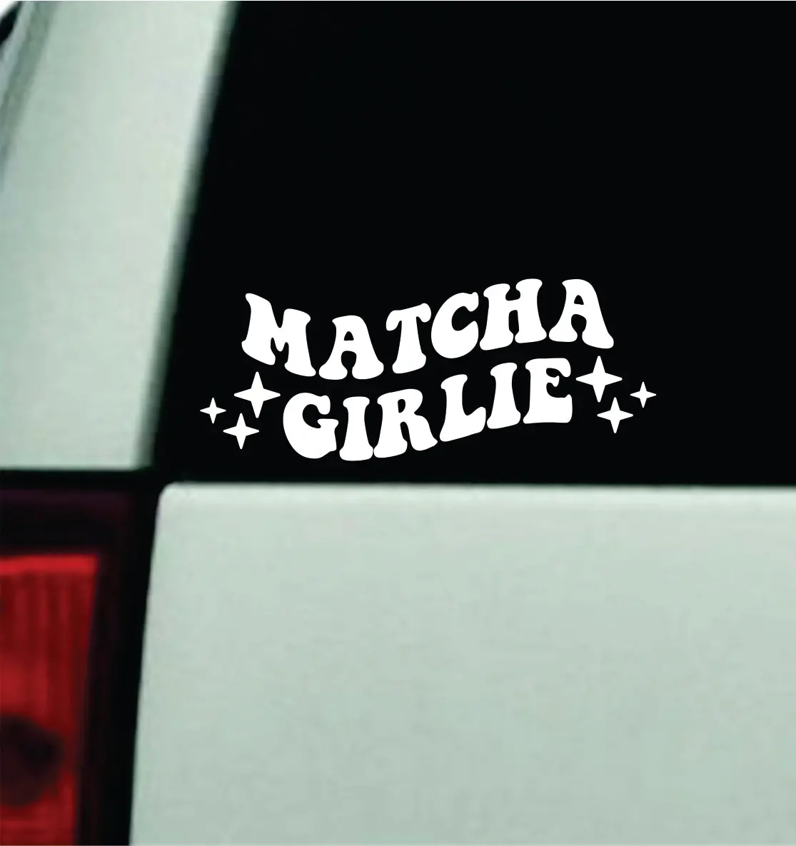 Matcha Girlie Car Decal Truck Mirror Window Windshield Bumper Sticker Men Girls Funny Cute Meme 1