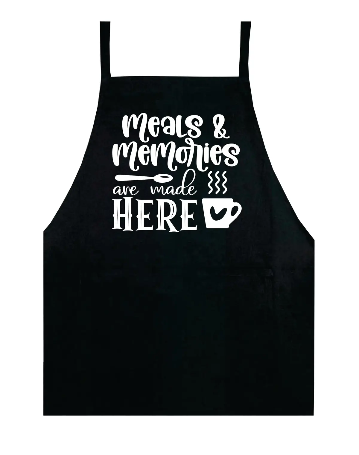 Meals And Memories Are Made Here V2 Apron Kitchen Bbq Barbeque Cook Grill Chef Bake Food Funny Gift Men Girls Mom Dad Gift 1