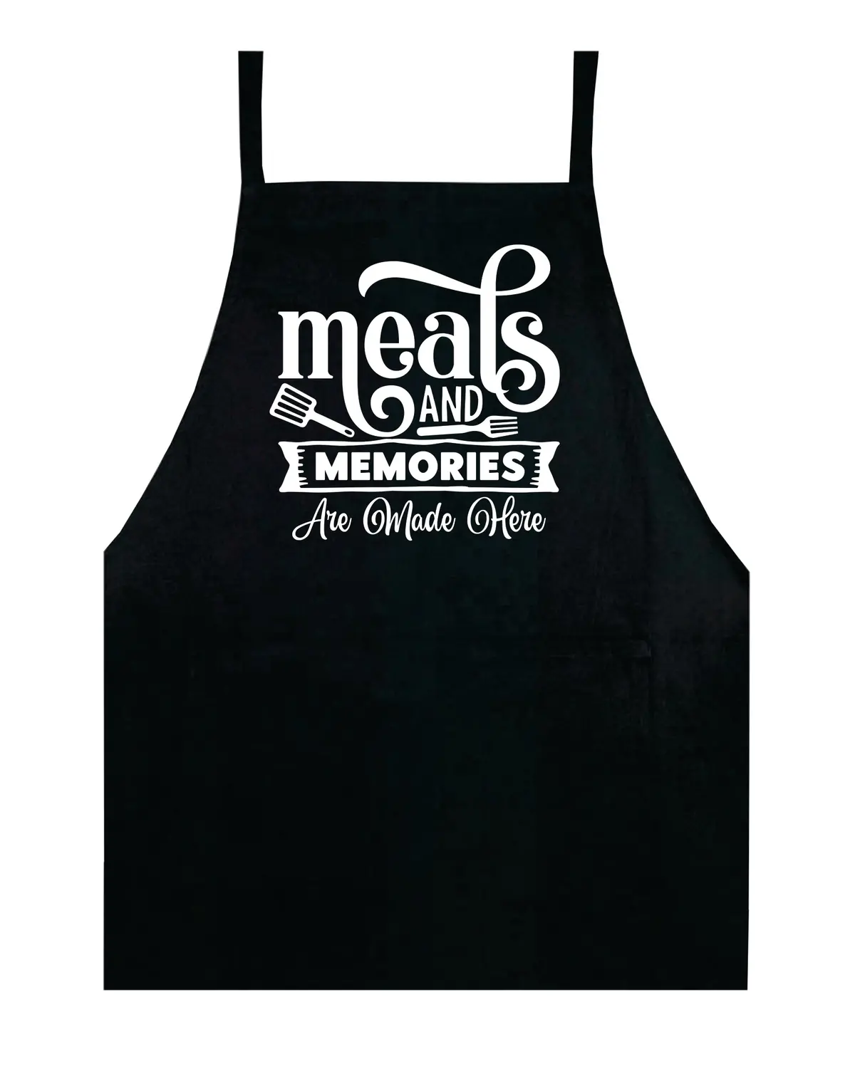 Meals And Memories Are Made Here Apron Kitchen Bbq Barbeque Cook Grill Chef Bake Food Funny Gift Men Girls Mom Dad Gift 1