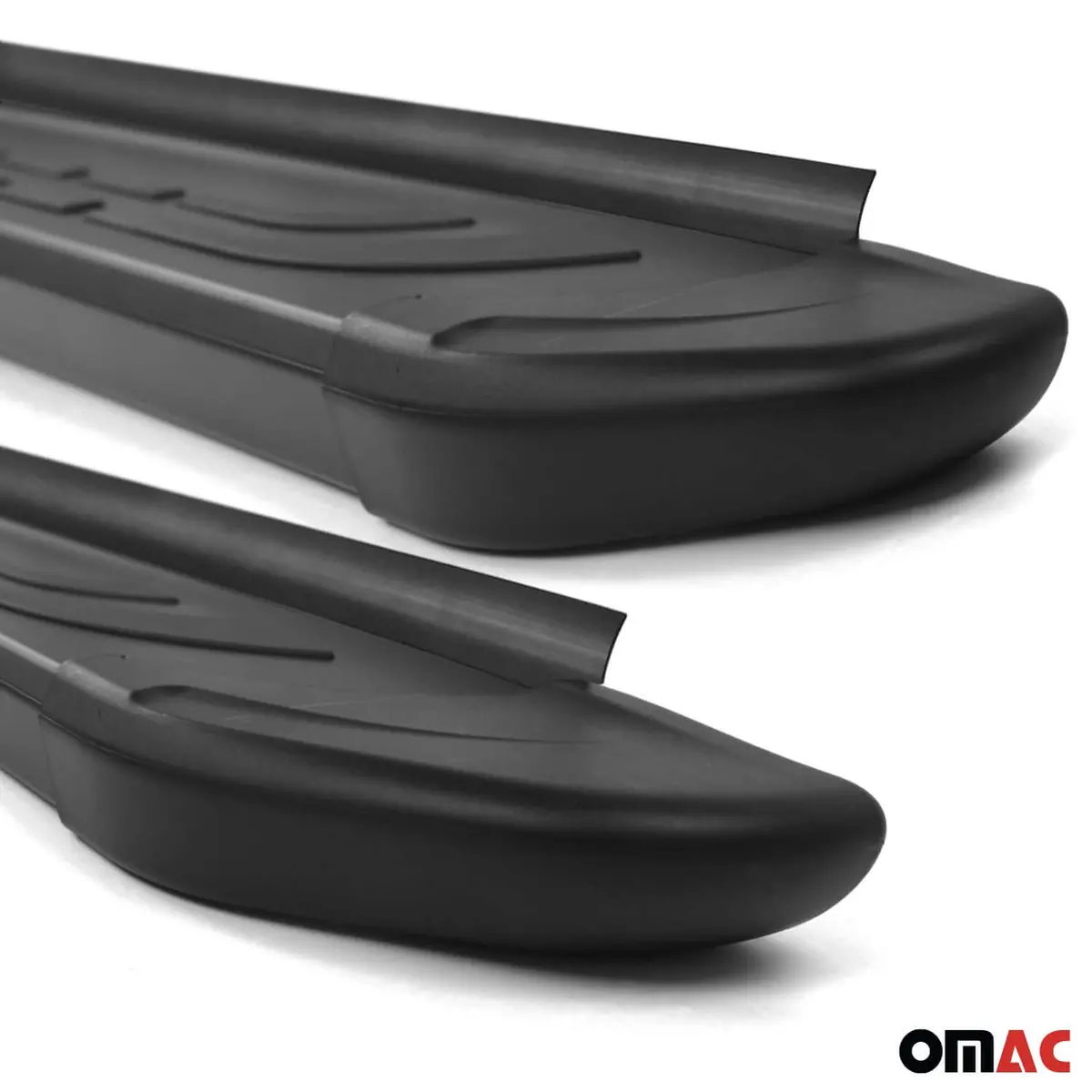 Omac Usa Aluminum Running Boards, Side Steps For Suv – Fits With 2005-2010 Jeep Grand Cherokee – Black (2 Pcs) 1