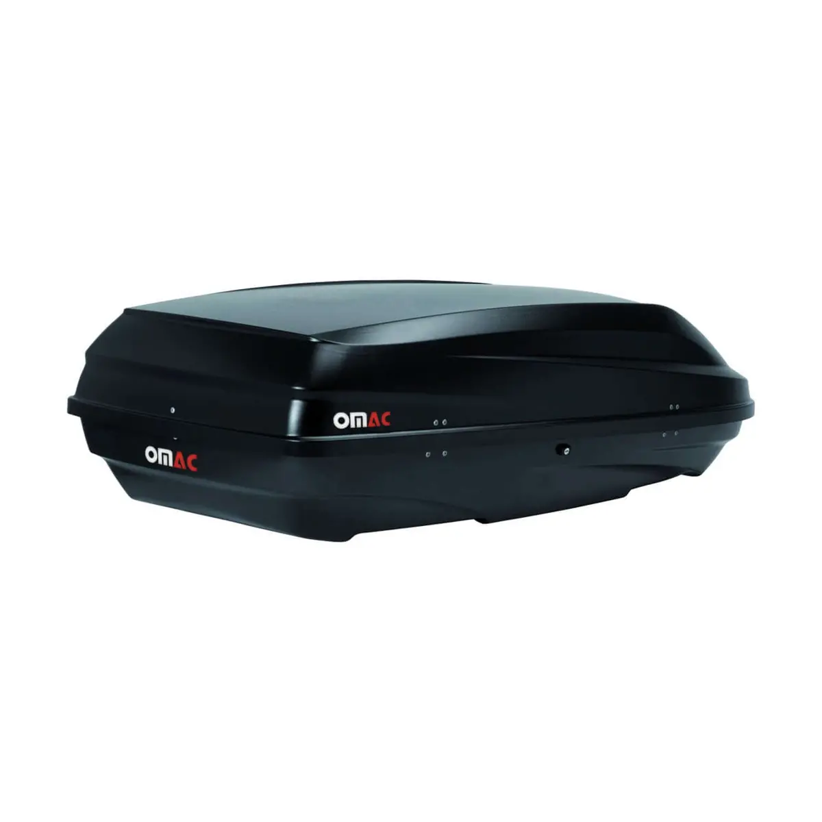 Omac Usa Roof Cargo Box For Car/Suv – 8 Cu Ft Rooftop Luggage Carrier Dual-Side Opening – Matt Black (1 Pc) 1