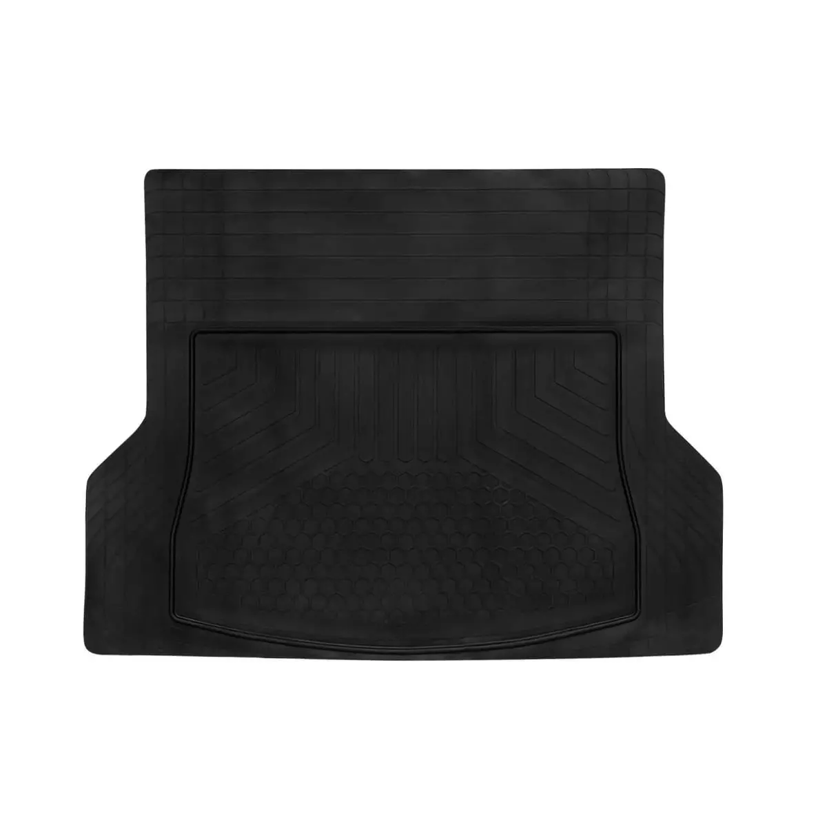 Omac Usa Cargo Liner For Suv – Fits Hyundai Santa Fe 2001–2023 – Semi-Custom Fit Waterproof Rubber Trunk Mat, Black (1 Pc) 1