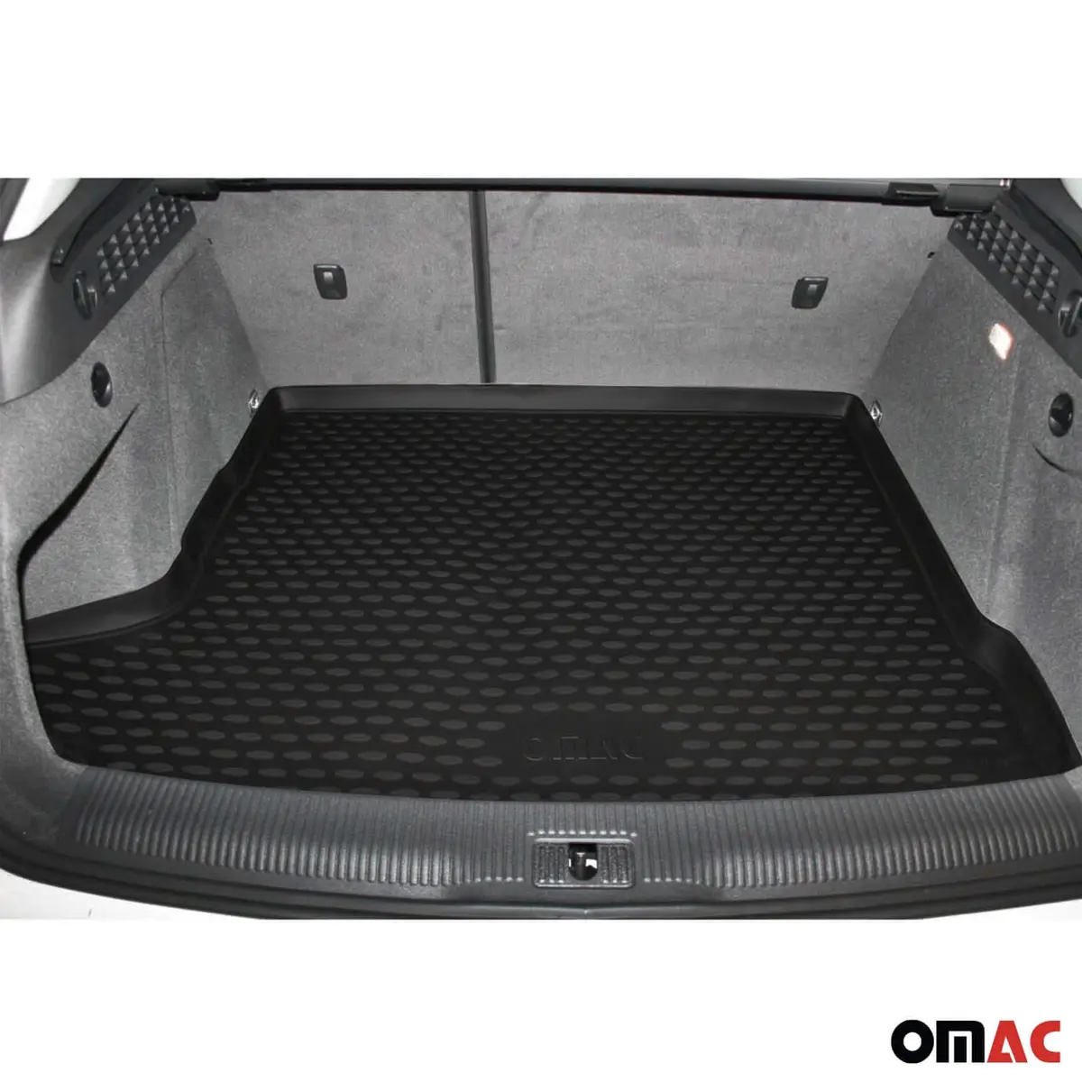 Omac Usa Semi-Custom Fit Cargo Liner Trunk Mat For Suv – Fits 2007–2015 Mazda Cx-9 Long Wheelbase (Black, Waterproof) 1