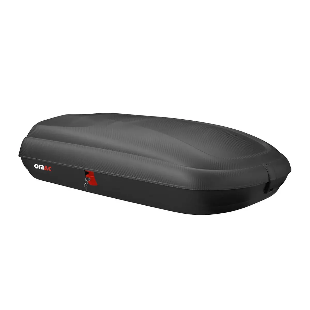 Omac Usa Roof Cargo Box For Car/Suv – 11.3 Cu Ft Rooftop Luggage Carrier – Carbon Fiber Textured (1 Pc) 1