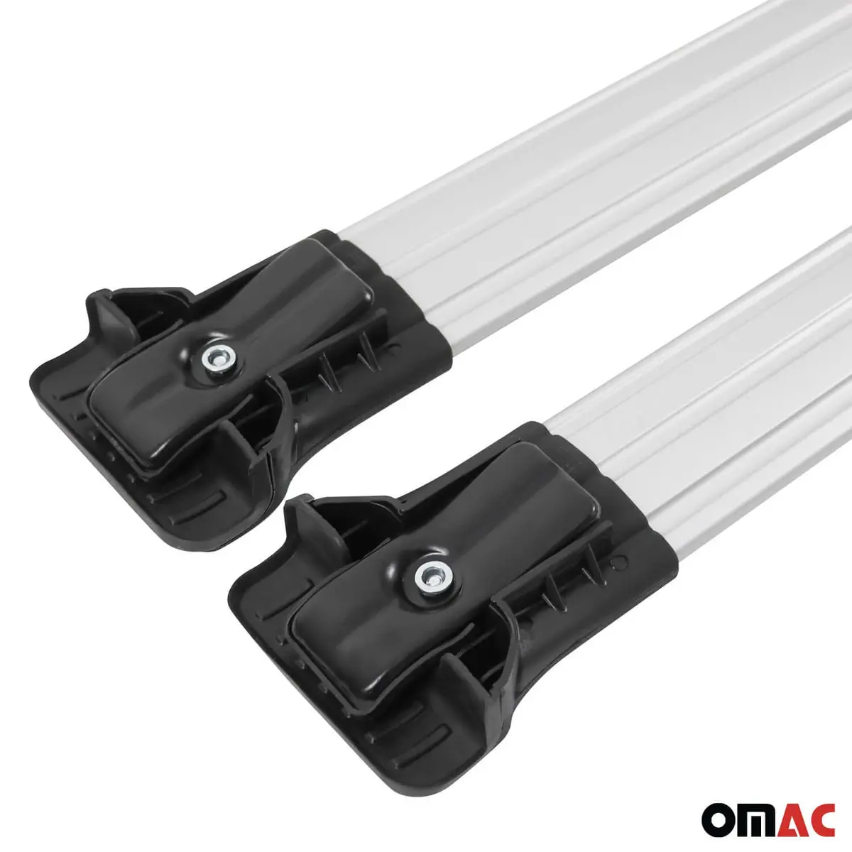 Omac Usa Roof Rack Cross Bars For Suv – Fits 2011–2018 Vw Touareg – Aluminium Silver (2 Pcs) 1