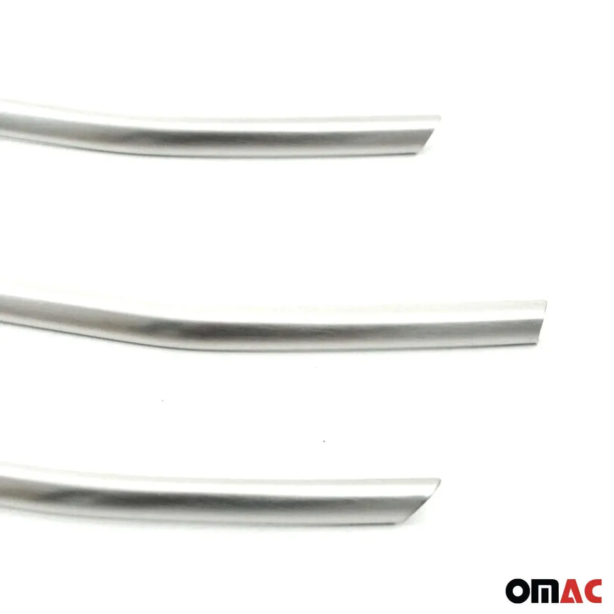Omac Usa Front Bumper Grill Trim For Van – Fits 2019–2025 Mercedes Sprinter W907/910 – Brushed Stainless Steel Molding, Silver 5-Pc 1