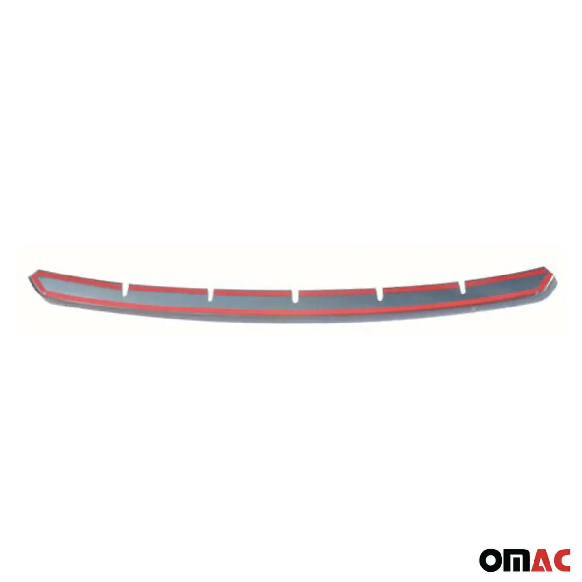 Omac Usa Front Bumper Grill Trim Molding For Cars – Fits 2014–2020 Fiat 500L Popstar - 1Pc (Stainless Steel, Chrome) 1