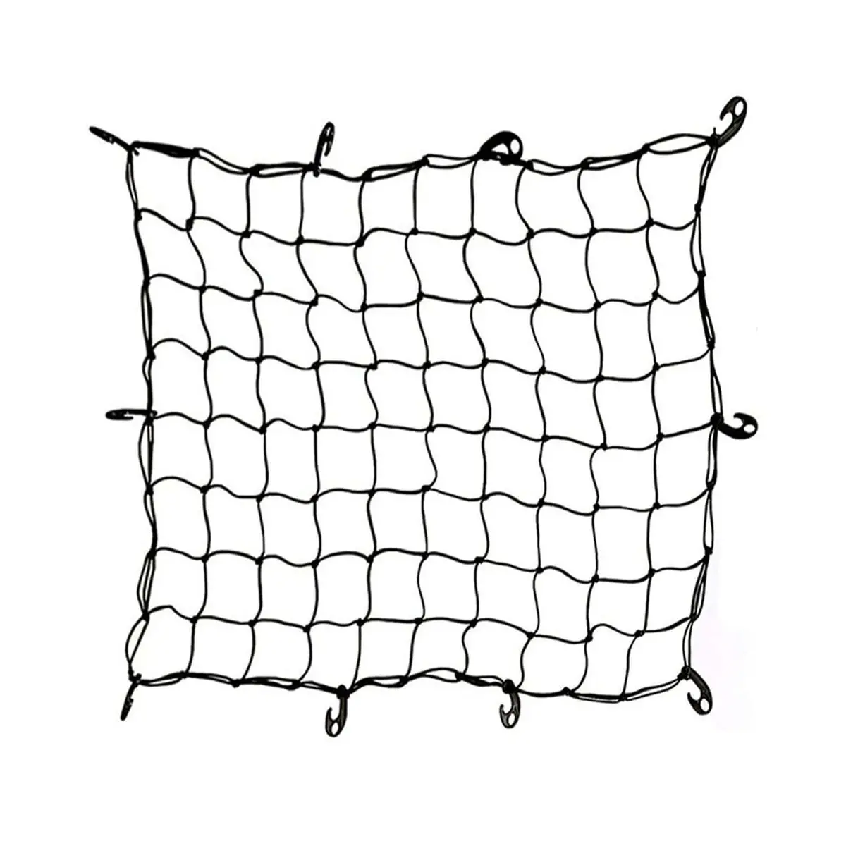 Omac Usa Floor Style Trunk Cargo Net Mesh Storage Organizer – Fits With Car / Suv / Truck – 27" X 35", Black (1Pc) 1