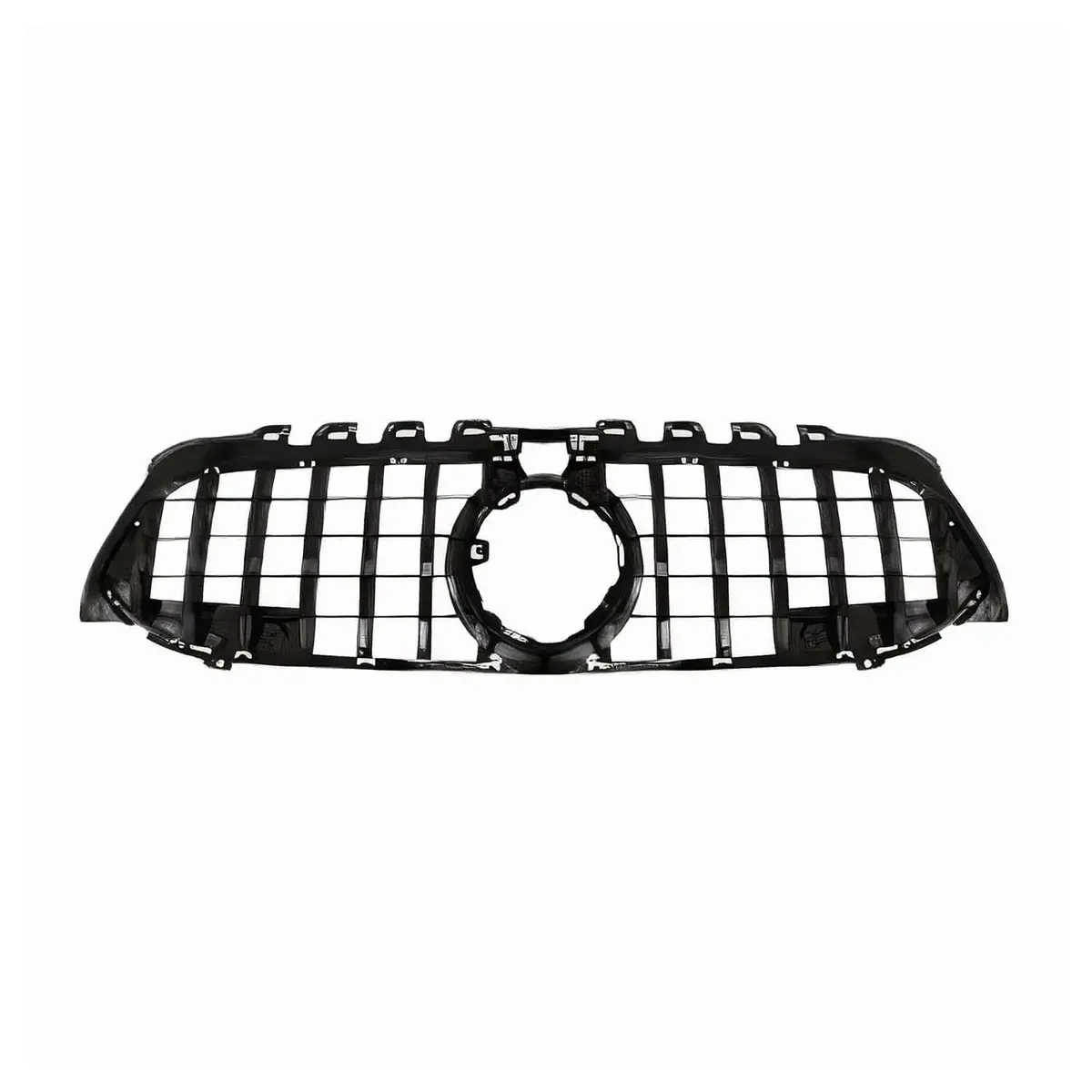 Omac Usa Front Grill For Mercedes A-Class – Fits 2019–2022 W177/V177 – Gt R Panamericana Style, Gloss Black, W/360 Camera 1