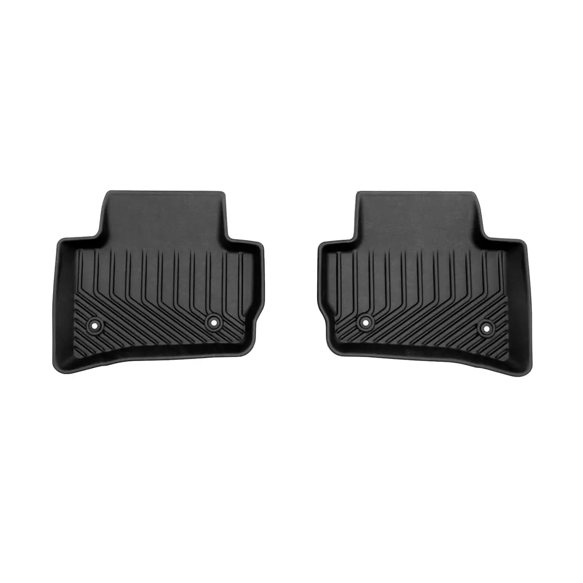 Omac Usa Premium Floor Mats Liners For Suv – Fits 2018–2025 Land Rover Range Rover Velar – Second Row Rear All Weather Heavy Duty Black (4 Pcs) 1