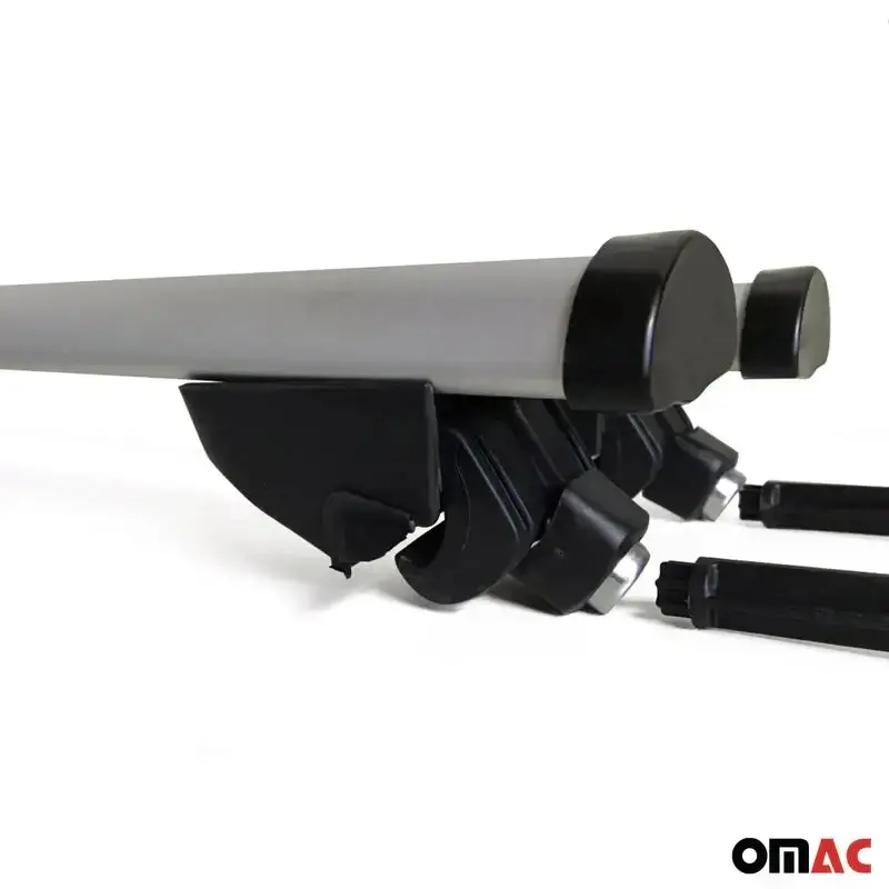 Omac Usa Roof Rack Cross Bars For Car – Fits 2015-2018 Volvo V60 Cross Country (Excludes Models Without Oem Fixed Points) – Aluminium Silver (2 Pcs) 1