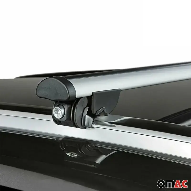 Omac Usa Roof Rack Cross Bars For Car – Fits 2018-2025 Audi Q5 (Excludes Models Without Oem Fixed Points) – Aluminium Silver (2 Pcs) 1