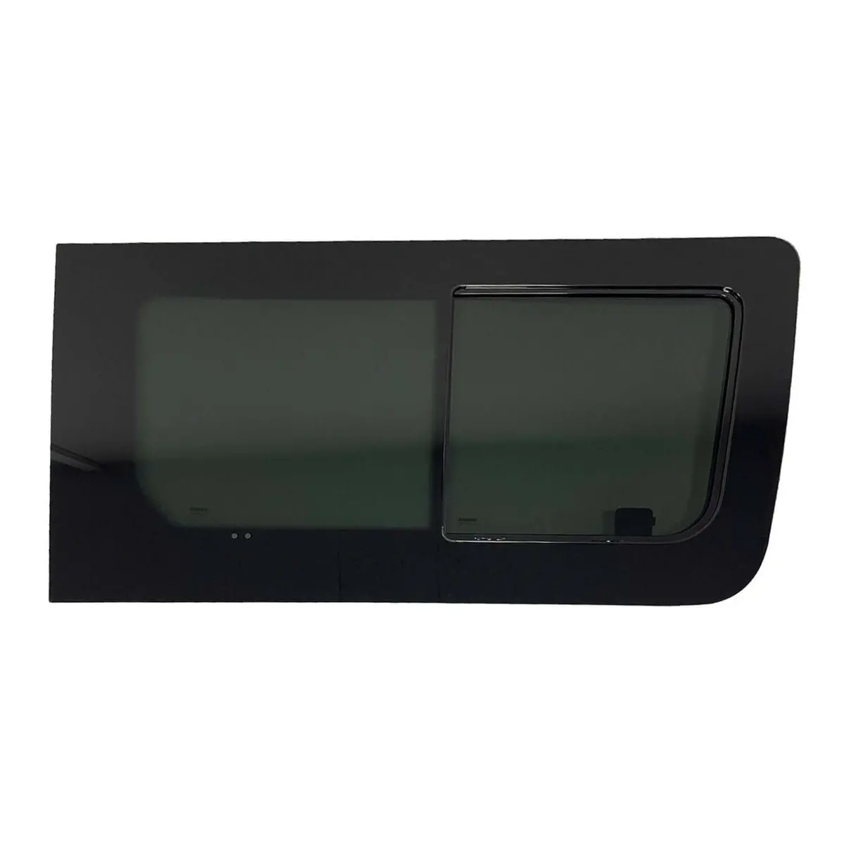 Omac Usa Sliding Window Glass For Vans – Fits 2019–2025 Mercedes Sprinter W907/W910 Right Sliding Door L2, L3, L4 (Black, 1Pc) 1