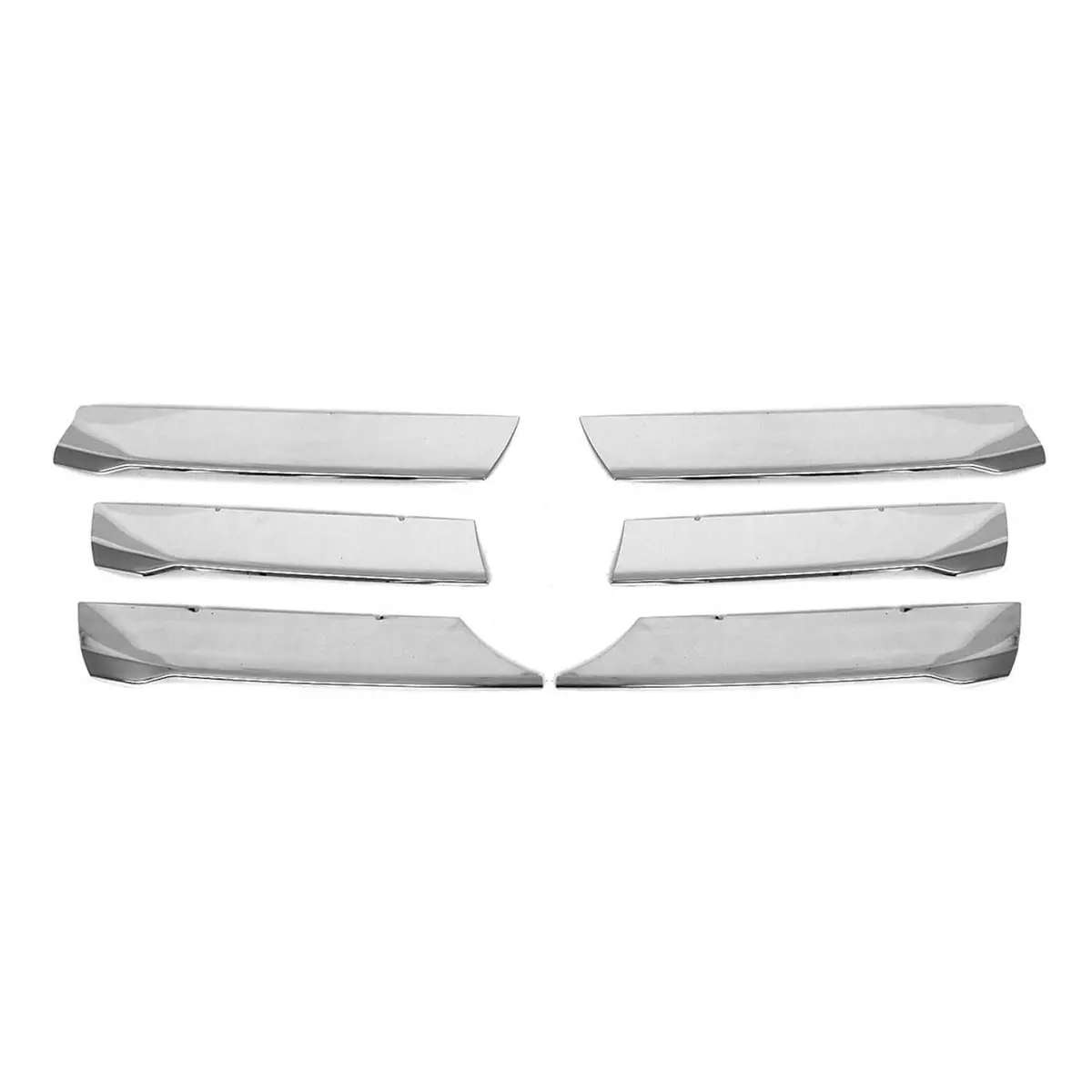 Omac Usa Front Bumper Grill Trim For Vans – Fits 2019–2025 Mercedes Sprinter W907/910 - 6Pcs (Stainless Steel, Chrome) 1