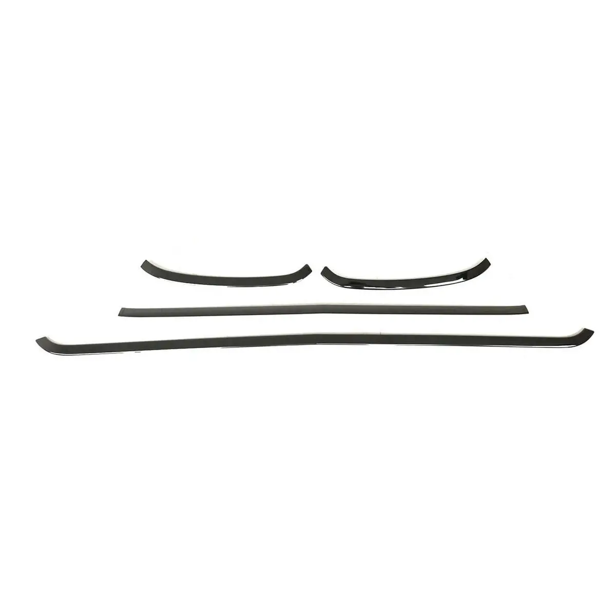 Omac Usa Front Bumper Grill Trim For Van – Fits 2019-2025 Mercedes Sprinter W907/910 – Stainless Steel Dark Chrome, 4 Pcs 1