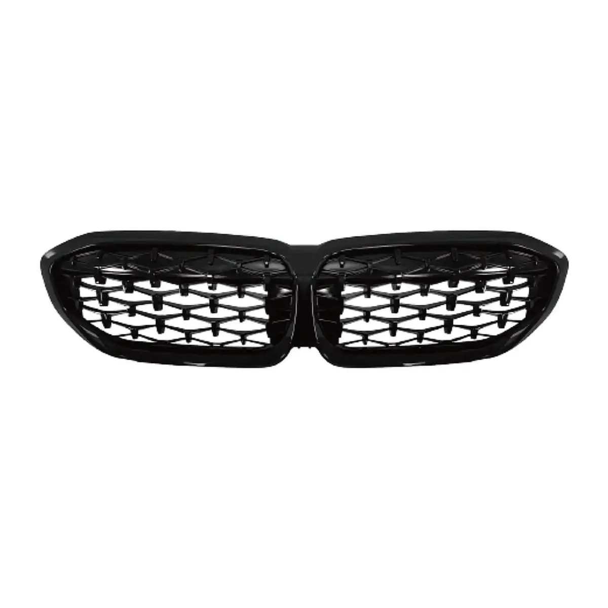 Omac Usa Front Kidney Grille For Cars – Fits 2019–2025 Bmw 3 Series G20 Sedan (Glossy Black Meteor Diamond, 1Pc) 1