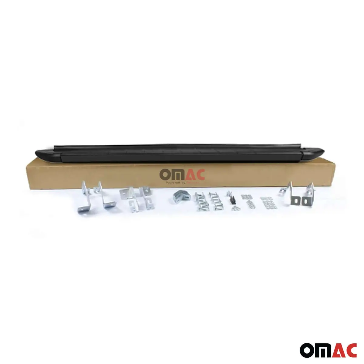 Omac Usa Aluminum Running Boards, Side Steps For Suv – Fits With 2002-2007 Jeep Liberty – Black (2 Pcs) 2
